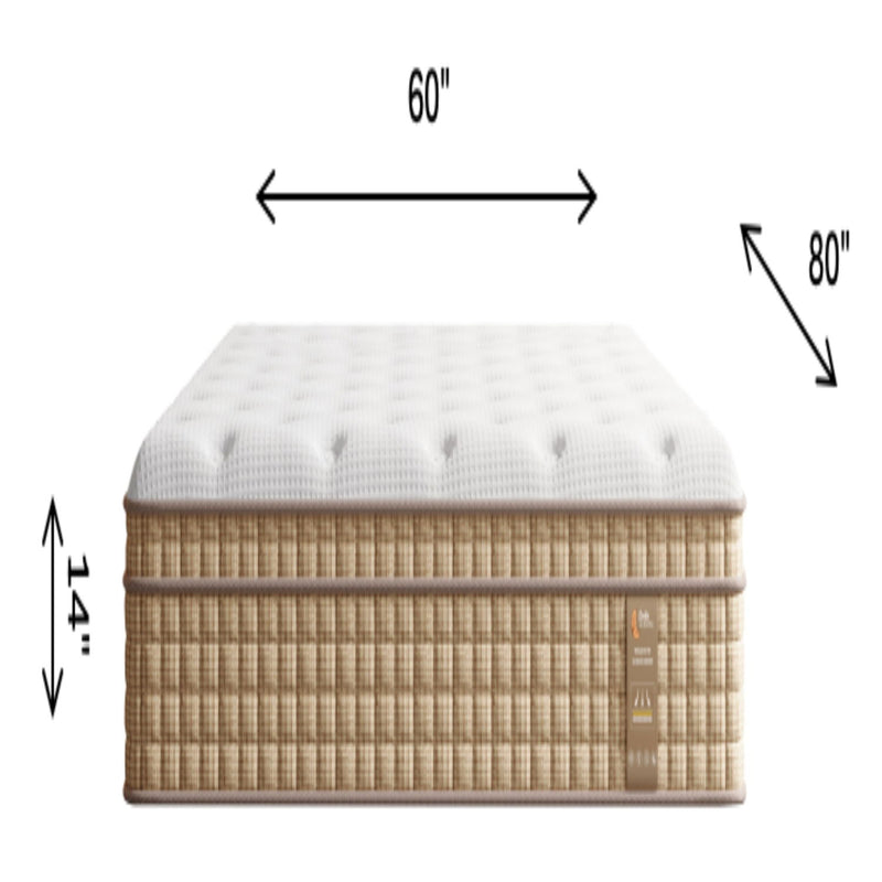 14" Hybrid Mattress With Innerspring & Gel Memory Foam - R&R Furniture Gallery (Fountain Valley, CA)