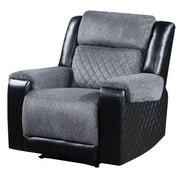Alicia - Recliner - Gray Black - R&R Furniture Gallery (Fountain Valley, CA)