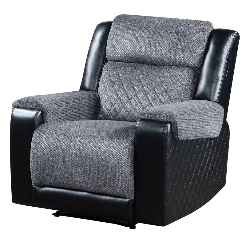 Alicia - Recliner - Gray Black - R&R Furniture Gallery (Fountain Valley, CA)
