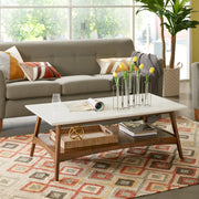 Modern Table With Extra Storage - R&R Furniture Gallery (Fountain Valley, CA)