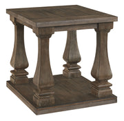 Johnelle - Rectangular End Table - Gray - R&R Furniture Gallery (Fountain Valley, CA)