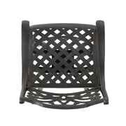 Outdoor Cast Aluminum Swivel Bar Stool With Scrolled Arms - Bronze - R&R Furniture Gallery (Fountain Valley, CA)