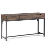 Banting - Wide Console Table - Walnut Brown - R&R Furniture Gallery (Fountain Valley, CA)