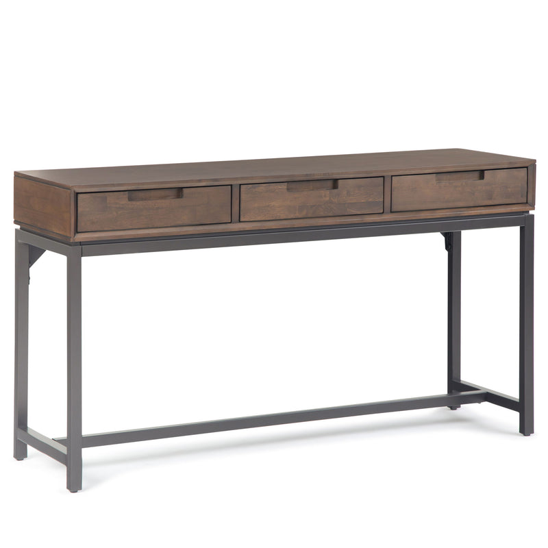 Banting - Wide Console Table - Walnut Brown - R&R Furniture Gallery (Fountain Valley, CA)