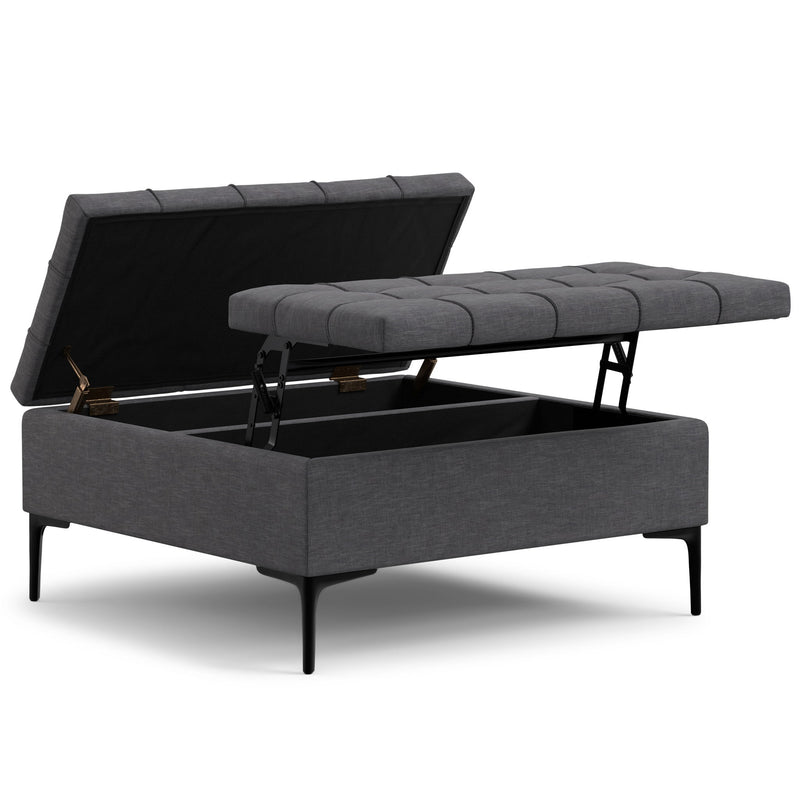 Laura - Lift Top Storage Ottoman - R&R Furniture Gallery (Fountain Valley, CA)