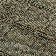 Classic Home Aberdeen jute area rug with natural woven texture and neutral beige color for modern home decor.