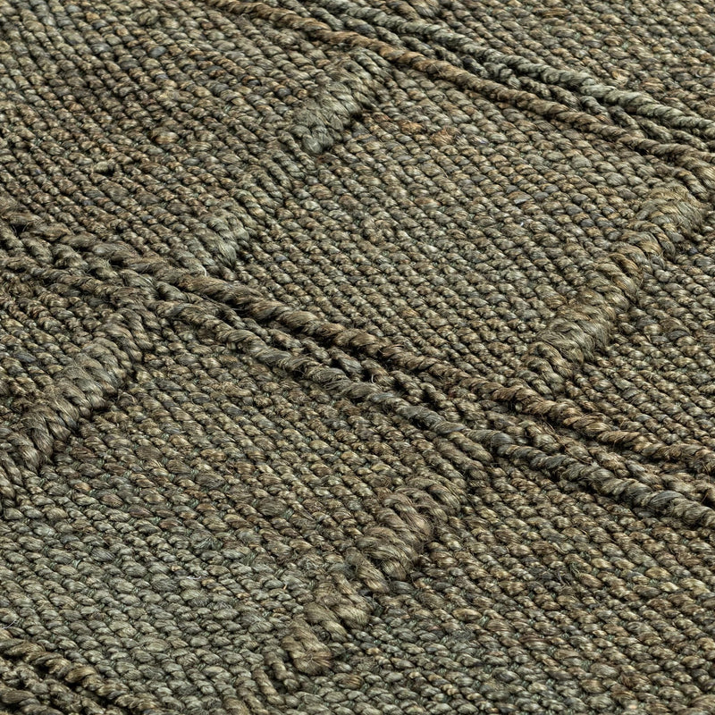 Classic Home Aberdeen jute area rug with natural woven texture and neutral beige color for modern home decor.