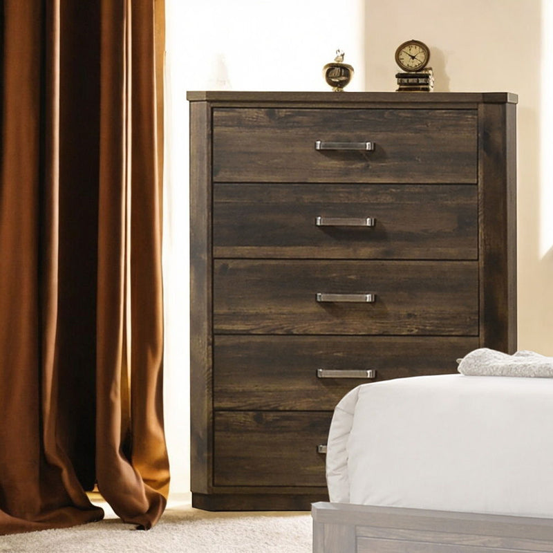 Elettra - Chest - Rustic Walnut - R&R Furniture Gallery (Fountain Valley, CA)