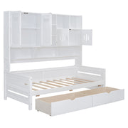 Daybed With All-In-One Cabinet And Shelf - R&R Furniture Gallery (Fountain Valley, CA)