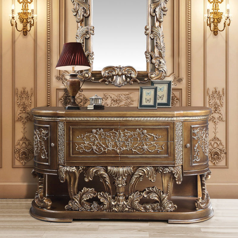 Constantine - Dresser - Brown & Gold - R&R Furniture Gallery (Fountain Valley, CA)