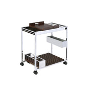 Lisses - Serving Cart - Chrome - R&R Furniture Gallery (Fountain Valley, CA)