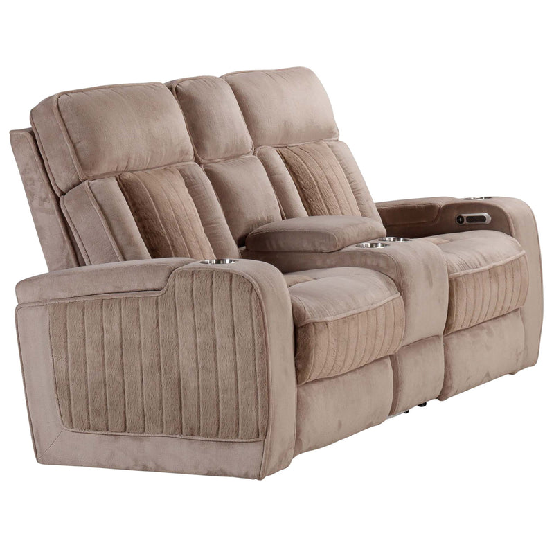Equinox - Power Console Loveseat - R&R Furniture Gallery (Fountain Valley, CA)