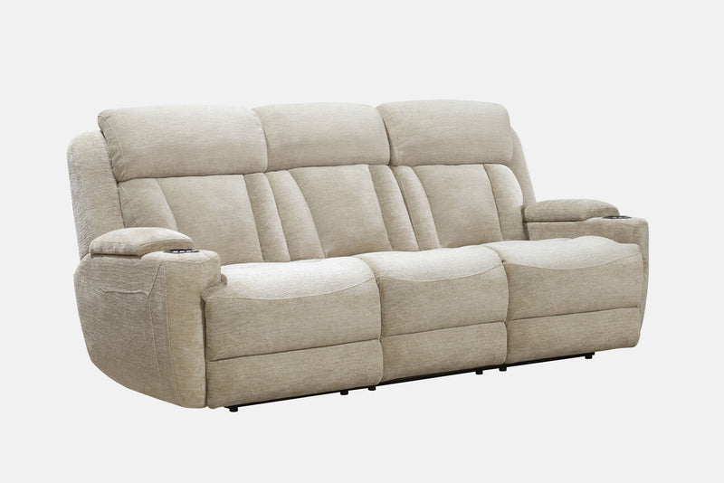 Dalton - Power Drop Down Console Sofa - R&R Furniture Gallery (Fountain Valley, CA)