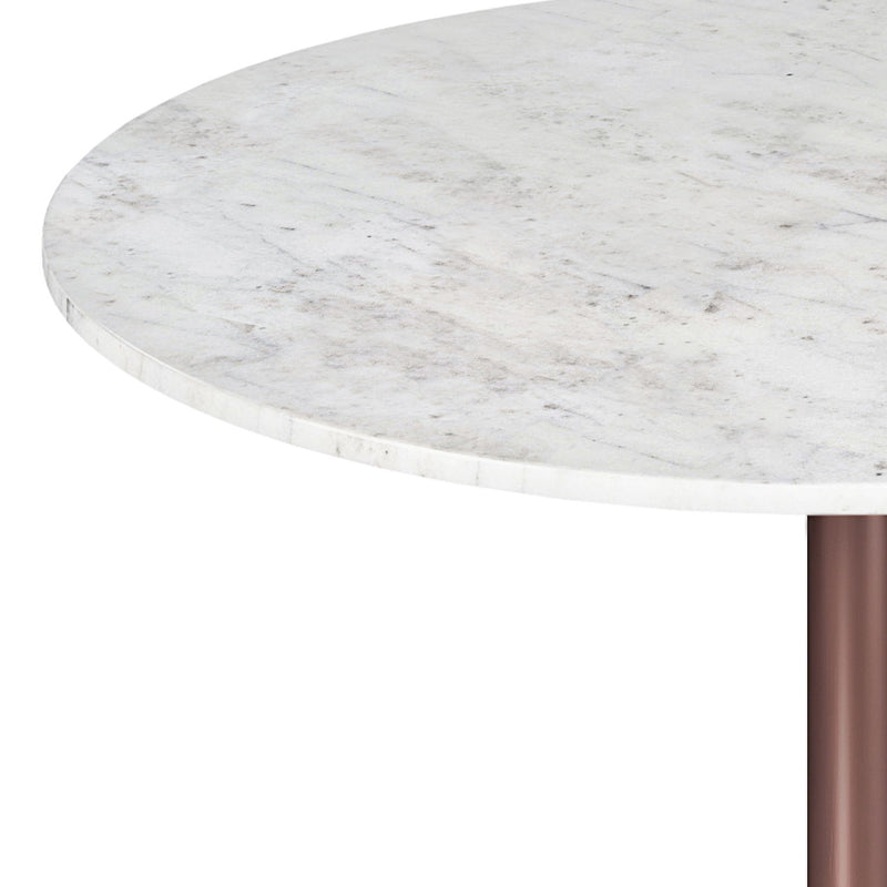 Simpli-Home Osborne dining table with wooden finish and sturdy legs, perfect for modern dining room setups.