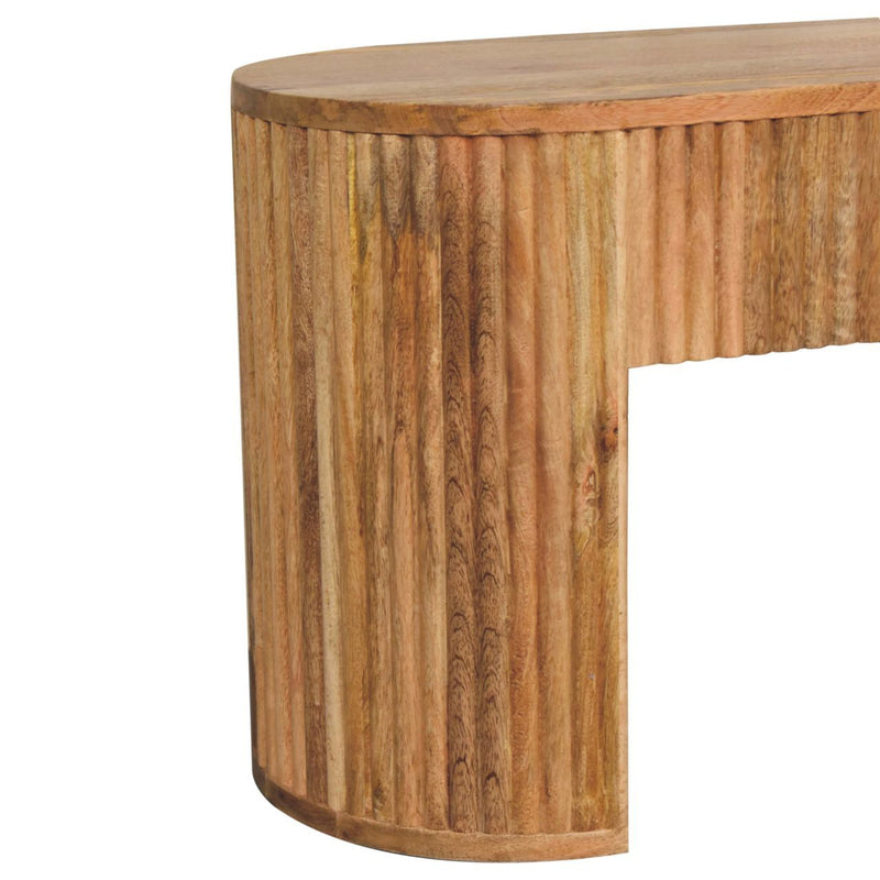 Soba - Straight Media Unit - Oak - R&R Furniture Gallery (Fountain Valley, CA)