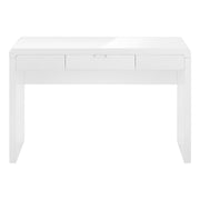 Computer Desk For Home Office, Storage Drawers, Contemporary & Modern - White - R&R Furniture Gallery (Fountain Valley, CA)