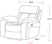 Theon - Glider Recliner - R&R Furniture Gallery (Fountain Valley, CA)