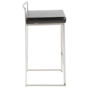 Lumi Source Fuji contemporary stackable counter stool with elegant design, featuring a sleek frame and comfortable seat.