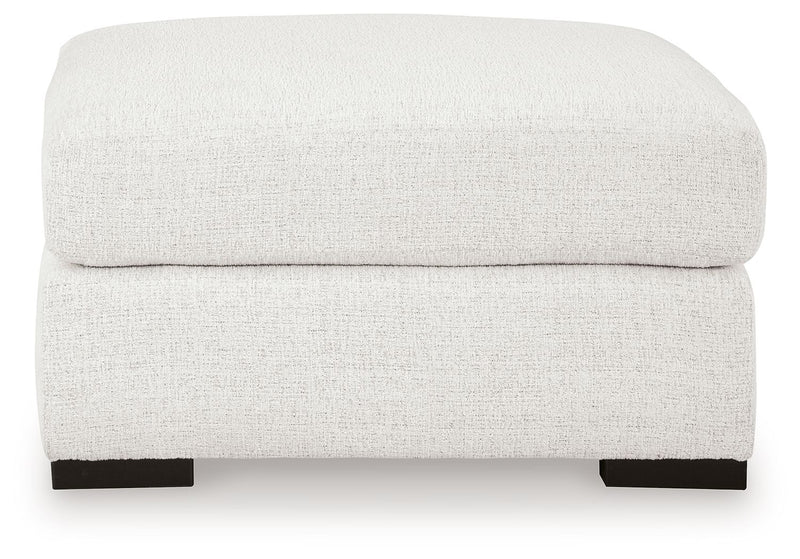 Misty-Lakes - Oversized Accent Ottoman - Chalk - R&R Furniture Gallery (Fountain Valley, CA)