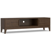 Harper - Low TV Media Stand - Walnut Brown - R&R Furniture Gallery (Fountain Valley, CA)