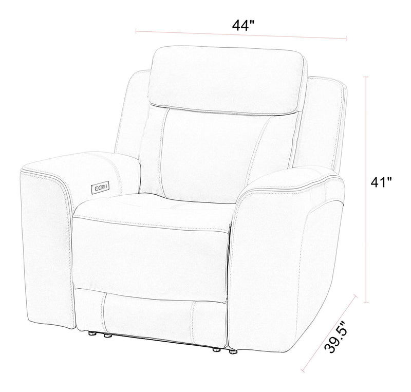 Calgary - Power Recliner - R&R Furniture Gallery (Fountain Valley, CA)