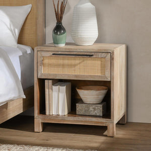 Jensen - 1 Drawer Nightstand - Meadow Taupe - R&R Furniture Gallery (Fountain Valley, CA)