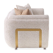 Savannah Breeze - Loveseat - Cashmere / Gold - R&R Furniture Gallery (Fountain Valley, CA)