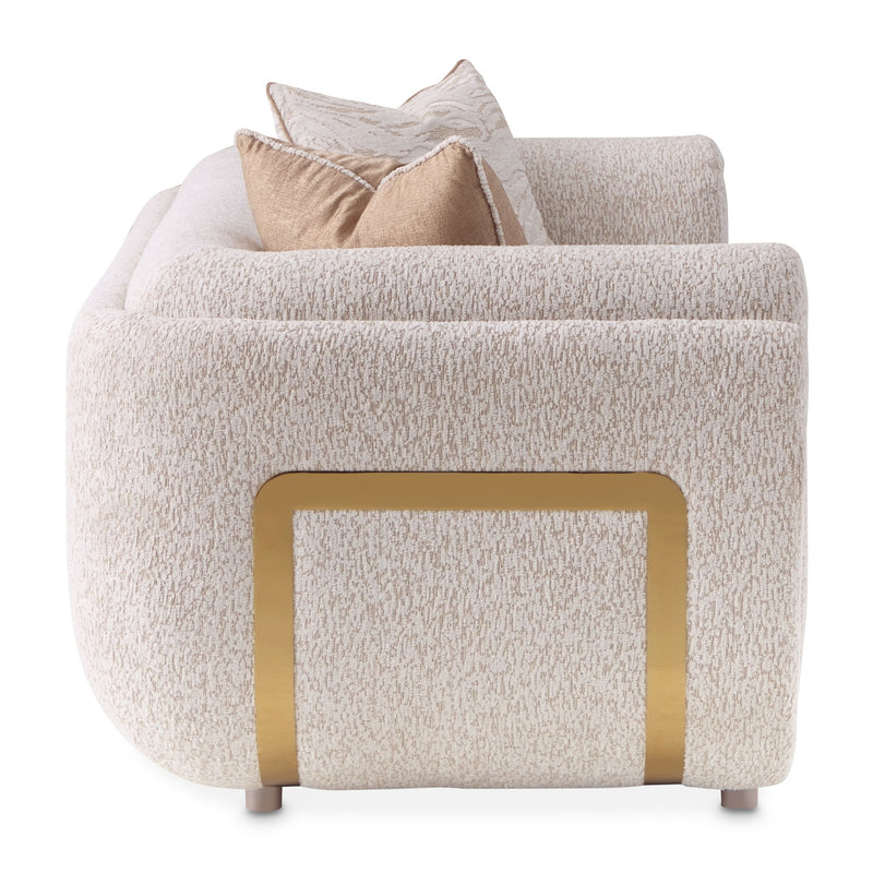 Savannah Breeze - Loveseat - Cashmere / Gold - R&R Furniture Gallery (Fountain Valley, CA)