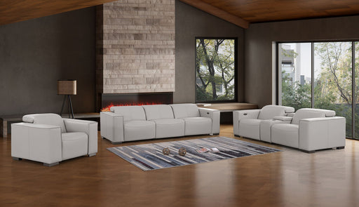1208 - Modular Leather Set With 5 Power Recliners & Power Headrests - R&R Furniture Gallery (Fountain Valley, CA)