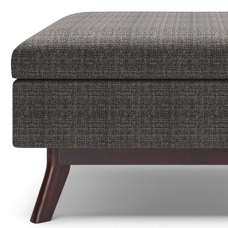 Owen - Upholstered Rectangular Storage Ottoman - R&R Furniture Gallery (Fountain Valley, CA)