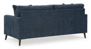 Signature Design by Ashley Bixler sofa, a stylish stationary sofa with plush cushions and modern design in neutral fabric.
