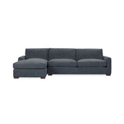 Classic Home Coburn chaise sofa from the stationary sectionals collection, featuring plush upholstery and a modern design.