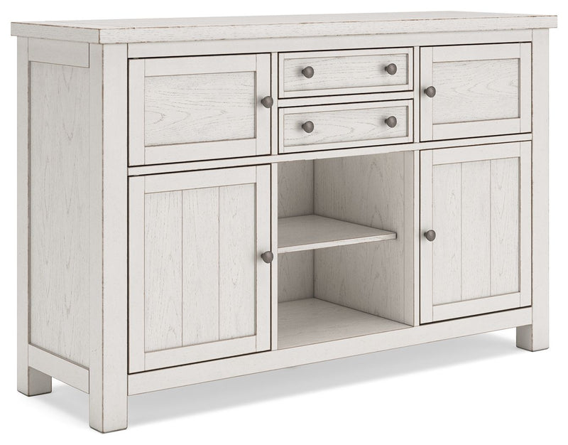 Robbinsdale - Dining Room Server - Antique White - R&R Furniture Gallery (Fountain Valley, CA)