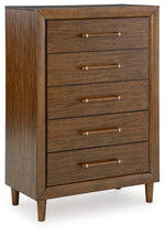 Lyncott - Five Drawer Chest - Brown - R&R Furniture Gallery (Fountain Valley, CA)