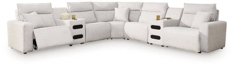 Modmax II - Reclining Sectional - Stone - R&R Furniture Gallery (Fountain Valley, CA)