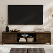 Burlington - Low TV Media Stand - Mahogany - R&R Furniture Gallery (Fountain Valley, CA)