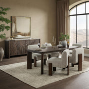 Ledro - Dining Table - Dark Brown - R&R Furniture Gallery (Fountain Valley, CA)