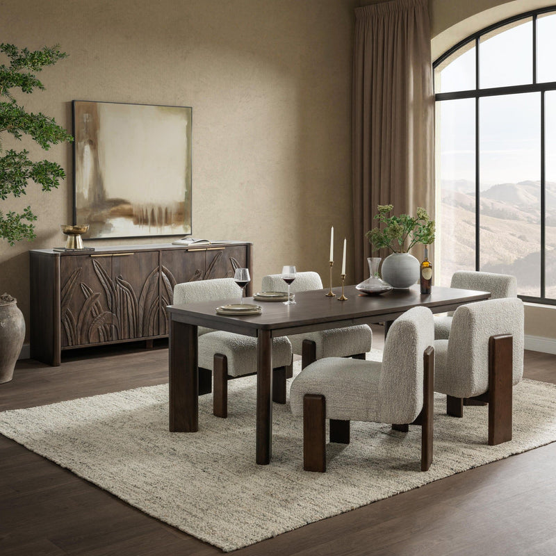 Ledro - Dining Table - Dark Brown - R&R Furniture Gallery (Fountain Valley, CA)