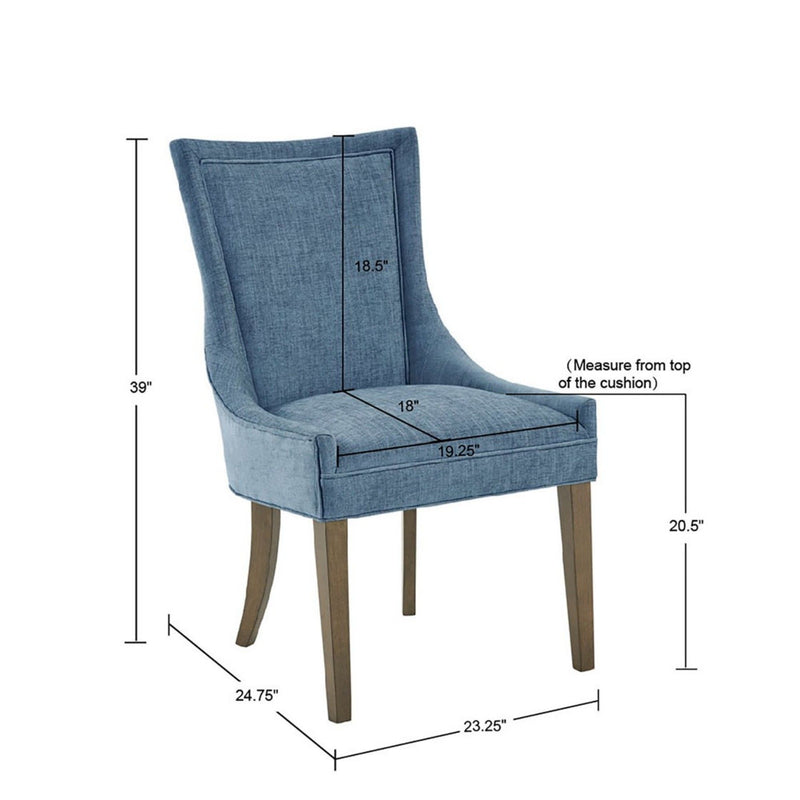 Ultra - Elegant Dining Side Chair (Set of 2) - R&R Furniture Gallery (Fountain Valley, CA)