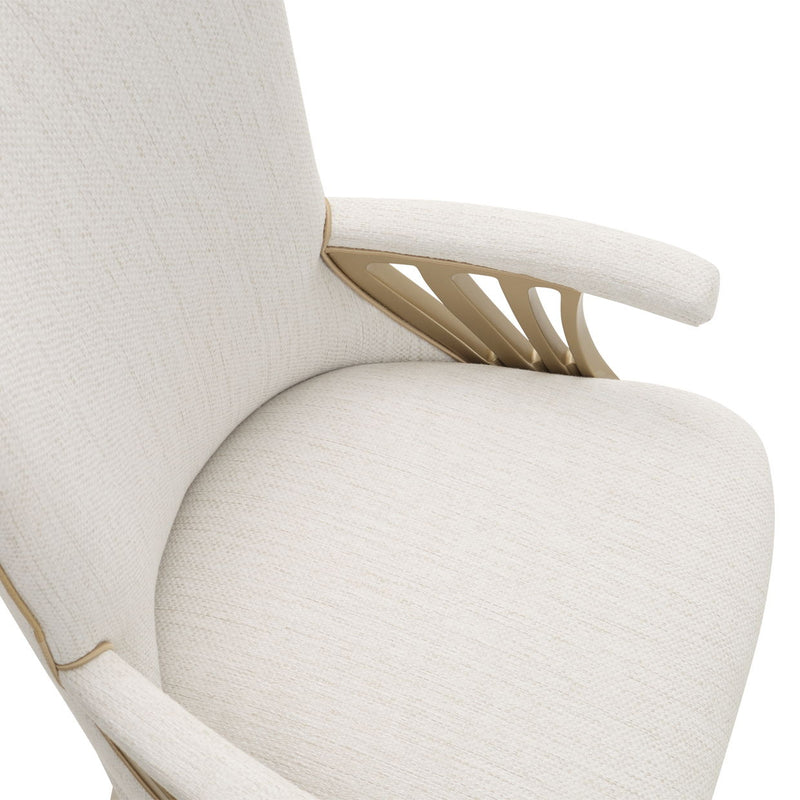 La Terrazza - Dining Arm Chair (Set of 2) - Creamy Pearl - R&R Furniture Gallery (Fountain Valley, CA)