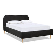 Roman - Curved Headboard Upholstered Platform Bed - R&R Furniture Gallery (Fountain Valley, CA)