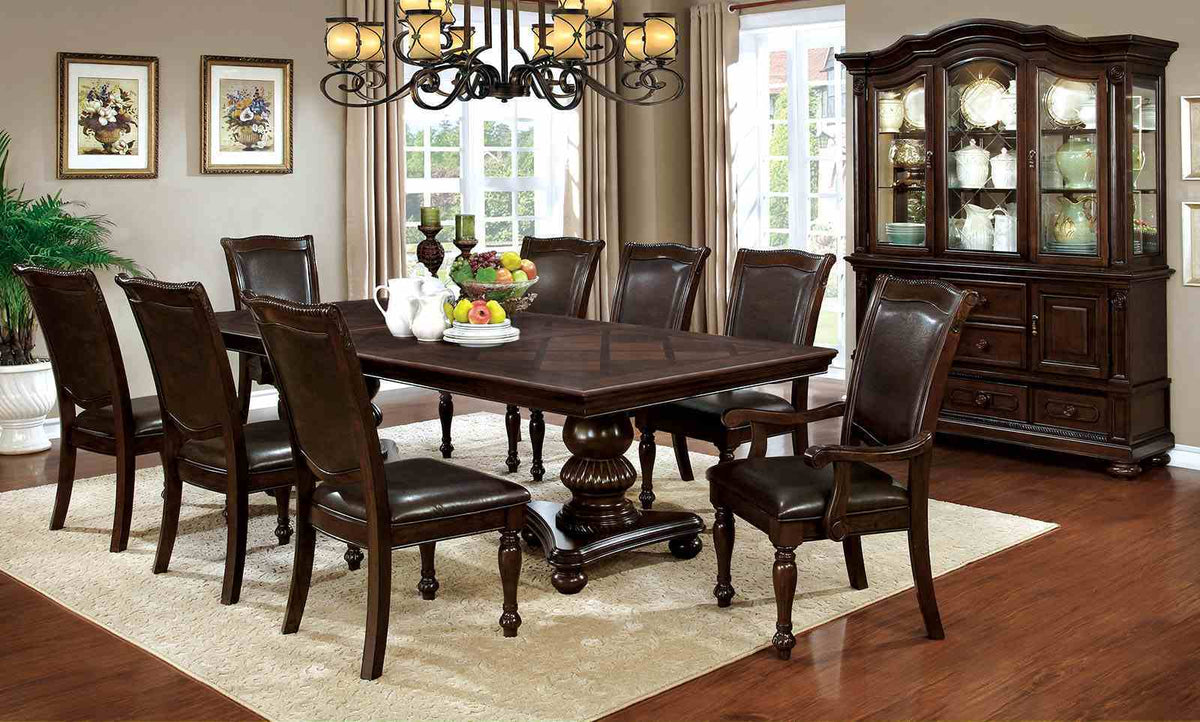 Alpena - 9 Pc. Dining Table Set (2AC+6SC)
