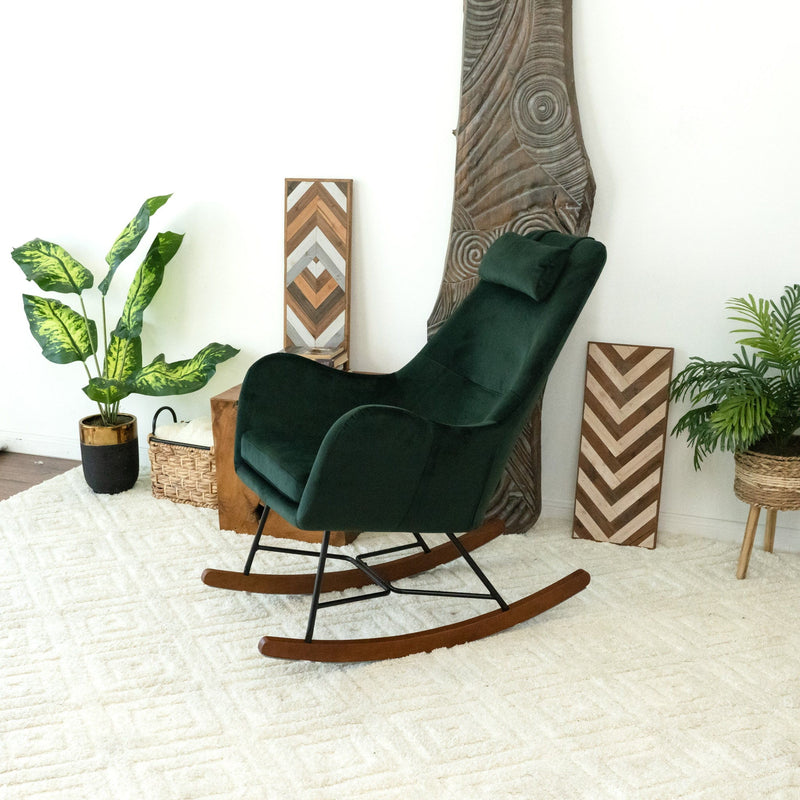 Chel - Mid-Century Modern Rocking Chair - R&R Furniture Gallery (Fountain Valley, CA)