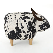 Cow Shaped Ottoman Footstool - R&R Furniture Gallery (Fountain Valley, CA)
