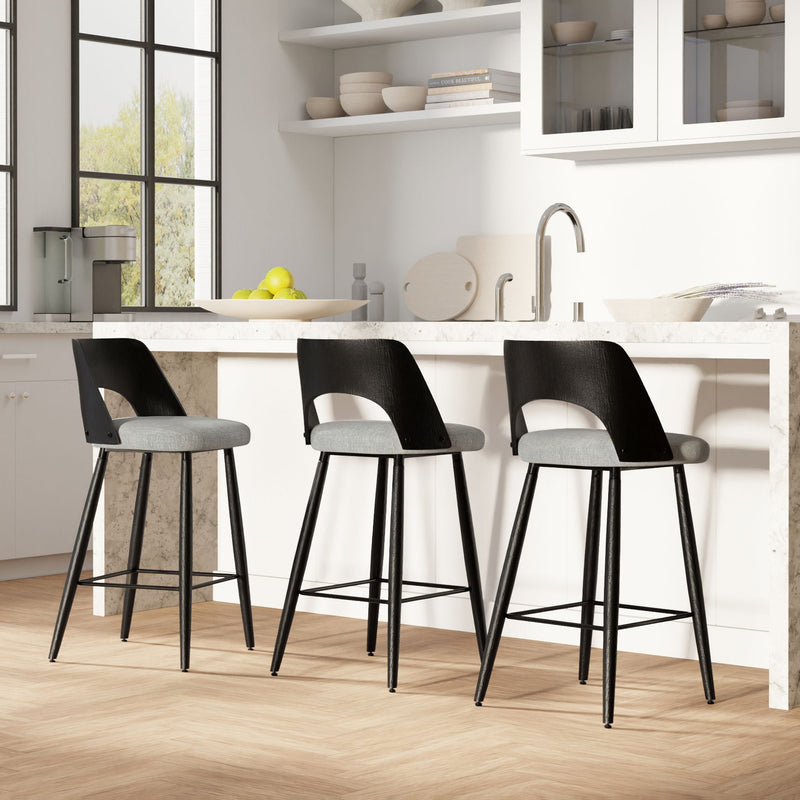 Callie - Upholstered Counter Height Stool (Set of 2) - R&R Furniture Gallery (Fountain Valley, CA)