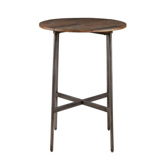 Renu - Round Bar Table With Industrial Charm - Light Brown - R&R Furniture Gallery (Fountain Valley, CA)
