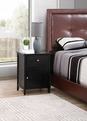 1 Drawer / 1 Door Nightstand - R&R Furniture Gallery (Fountain Valley, CA)