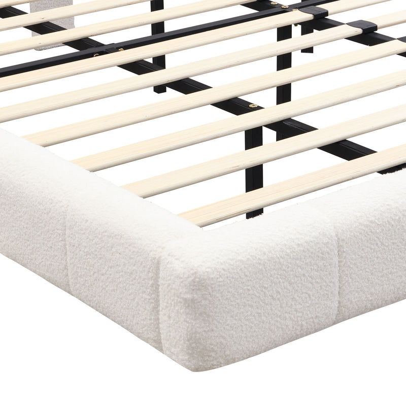 Floating Bed With Light, Soft Touch Surface - R&R Furniture Gallery (Fountain Valley, CA)