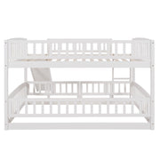 Low Bunk Bed With Slide, Fence And Ladder - R&R Furniture Gallery (Fountain Valley, CA)