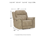 Next-Gen Durapella - Power Recliner - R&R Furniture Gallery (Fountain Valley, CA)